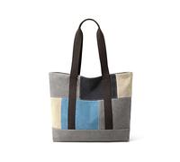 CORIOS Sac à Main pour Femme Sac de Toile Casual Sac Fourre-Tout Grand Capacité Sac Porté Epaule Rétro Sac Cabas Sac D'épaule pour Travail Voyage Achat Fête Bleu