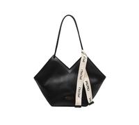 CORIOS Sac à Main pour Femme Sacs Portés Épaule en Cuir PU Texture Rayée Sac Sous Les Bras Silhouette V Moderne Sacs Fourre-Tout Grande Capacité Sac Hobo Cabas pour Voyage Achats Travail Noir