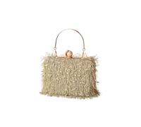 CORIOS Sac de Soirée à Gland pour Femme Sac en Strass à la Main Sacs à D'épaule de Mariée Perles Embrayage Luxe Diamond Pochette Portefeuille Élégant Sacs Fourre-Tout avec Chaîne Détachable Matcha