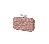 CORIOS Sac de Soirée à Perles pour Femme Embrayage en Paillettes Sac en Strass à la Main Sacs D'épaule de Mariée Élégant Sacs Fourre-Tout Diamond Pochette Portefeuille Champagne