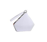 CORIOS Sac de Soirée en Paillettes Femme Sacs à Main D'épaule de Mariée Sacs Fourre-Tout de Chaîne Élégant Pochette Portefeuille Bling Sac à Bandoulière Embrayage Blanc