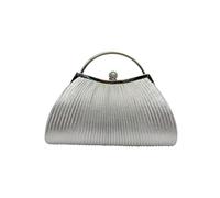 CORIOS Sac de Soirée en Paillettes Pochettes et Clutches pour Femme Sacs à Main D'épaule de Mariée Sacs Fourre-Tout de Chaîne Élégant Sac à Bandoulière pour Voyage Mariage Bal Fete Argent