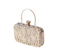 CORIOS Sac de Soirée en Strass Fleur pour Femme Diamond Embrayage Sacs à Main D'épaule de Mariée Élégant Pochette Portefeuille Sacs Fourre-Tout pour Mariage Cocktail Fête Ceremonie Argent