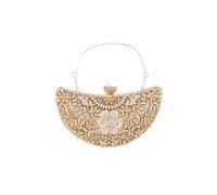 CORIOS Sac de Soirée en Strass pour Femme Diamond Embrayage Sac en Paillettes à la Main Sacs D'épaule de Mariée Élégant Pochette Portefeuille Ceremonie Mariage Cocktail Fête Sacs Fourre-Tout Or