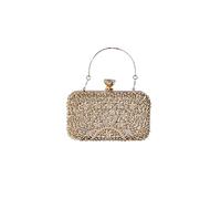 CORIOS Sac de Soirée en Strass pour Femme Diamond Embrayage Sacs à Main D'épaule de Mariée Sacs Fourre-Tout Élégant Pochette Portefeuille pour Mariage Cocktail Fête Ceremonie Or