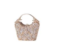 CORIOS Sac de Soirée en Strass pour Femme Diamond Embrayage Sacs Fourre-Tout en Paillettes Sacs à Main D'épaule de Mariée Élégant Pochette Portefeuille pour Cocktail Mariage Ceremonie Fête Argent