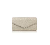 CORIOS Sac de Soirée Femme Cérémonie Embrayage Sacs à Main D'épaule de Mariée Élégant Sac à Bandoulière Sacs Fourre-Tout de Chaîne Pochette pour Fête Banquet Mariage Party Or