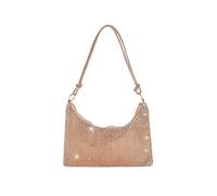 CORIOS Sac de Soirée Femme Diamond Embrayage Sac en Strass à la Main Sacs à Main D'épaule de Mariée Sac À Bandoulière Sacs Fourre-Tout Bling Pochettes pour Fête Mariage Banquet Champagne