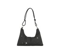 CORIOS Sac de Soirée Femme Diamond Embrayage Sac en Strass à la Main Sacs à Main D'épaule de Mariée Sac À Bandoulière Sacs Fourre-Tout Bling Pochettes pour Fête Mariage Banquet Noir