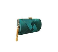 CORIOS Sac de Soirée Femme Frangé Embrayage Sacs à Main D'épaule de Mariée Élégant Sacs Fourre-Tout Ceremonie Mariage Fête Cocktail Pochette Portefeuille Vert