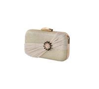 CORIOS Sac de Soirée Femme Paillettes Embrayage Sac en Strass à la Main Sacs D'épaule de Mariée Diamond Pochette Portefeuille Sacs Fourre-Tout de Chaîne pour Ceremonie Mariage Cocktail Fête Or