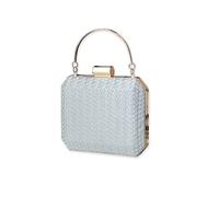 CORIOS Sac de Soirée Femme Sacs à Main D'épaule de Mariée Bourse de Ceremonie Sacs Fourre-Tout de Chaîne Élégant Sac à Bandoulière Embrayage pour Fête Banquet Mariage Party Argent