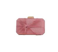 CORIOS Sac de Soirée Femme Sacs à Main D'épaule de Mariée Cérémonie Embrayage Sacs Fourre-Tout de Chaîne Bling Sac à Bandoulière Élégant Fête Banquet Mariage Party Pochette Portefeuille Rose