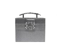 CORIOS Sac de Soirée pour Femme Embrayage en Paillettes Sac en Strass à la Main Élégant Diamond Pochette Portefeuille à Bandoulière Fourre-Tout de Chaîne D'épaule de Mariée Noir