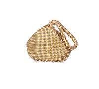 CORIOS Sac de Soirée pour Femme Sac Diamond Embrayage Pochettes Sac en Strass à la Main Sacs Fourre Tout Sacs à Main D'épaule de Mariée Sac À Bandoulière pour Fête Mariage Banquet Or
