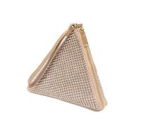 CORIOS Sac de Soirée pour Femme Sac en Strass à la Main Diamond Embrayage Sacs D'épaule de Mariée Élégant Pochette Portefeuille Formel Ceremonie Mariage Cocktail Fête Sacs Fourre-Tout Champagne
