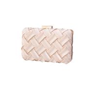 CORIOS Sac de Soirée pour Femme Sacs à Main D'épaule de Mariée Élégant Pochette Portefeuille Sacs Fourre-Tout de Chaîne Rétro Embrayage Sac à Bandoulière pour Ceremonie Mariage Fête Cocktail Abricot