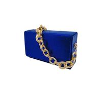 CORIOS Sac de Soirée pour Femme Sacs à Main D'épaule de Mariée Embrayage en Paillettes Sacs Fourre-Tout de Chaîne Élégant Pochette Portefeuill Fête Cocktail Ceremonie Sac à Bandoulière Bleu Foncé