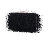 CORIOS Sac de Soirée pour Femme Sacs à Main D'épaule de Mariée Sacs Fourre-Tout Embrayage de Chaîne Cérémonie Pochette Sac à Bandoulière Portefeuille pour Fête Banquet Party Mariage Noir