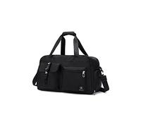 CORIOS Sac de Sport Grande Capacité pour Femmes/Hommes - Oxford Voyage Fitness Léger - Compartiment à Chaussures & Poche de Séparation Humide/Sèche - Bandoulière - Noir