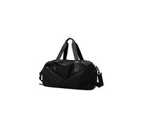 CORIOS Sac de Sport Gym Hommes Sac de Voyage Femmes Oxford Sac de Fitness Léger Sac d'Hôpital Grande Sac Weekend à Bandoulière avec Compartiment à Chaussures & Poche de Séparation Humide et Sèche Noir