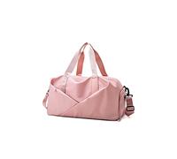 CORIOS Sac de Sport Gym Hommes Sac de Voyage Femmes Oxford Sac de Fitness Léger Sac d'Hôpital Grande Sac Weekend à Bandoulière avec Compartiment à Chaussures & Poche de Séparation Humide et Sèche Rose