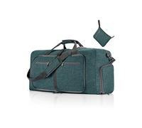 CORIOS Sac de Voyage Hommes/Femmes 115L Pliable Sac de Sport Gym Grande Sac Weekend à Bandoulière avec Compartiment à Chaussures Léger Sac d'Hôpital Oxford Sac de Fitness pour Travail Sport Vert