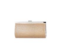 CORIOS Sac en Strass à la Main Sac de Soirée Femme Diamond Embrayage Sacs D'épaule de Mariée Élégant Pochette Portefeuille Sacs Fourre-Tout pour Ceremonie Mariage Cocktail Fête Or