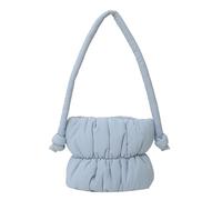 CORIOS Sac Fourre Tout Matelassé en Nylon pour Femme Sac à Main Rembourré en Duvet de Coton Doux Léger Sacs Cabas Sac D'épaule Petit Sacs Portés Épaule Achat Travail Sac à Poignée Supérieure Bleu Ciel