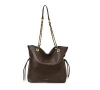 CORIOS Sac Seau à Cordon pour Femme PU Cuir Sac à Main Étanche Sac Portés Épaule Grande Sac Fourre Tout Mode Sacs Cabas Hobo avec Bandoulière Cuir et Chaîne pour Travail Achats Voyage Café