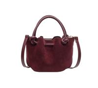 CORIOS Sac Seau à Cordon pour Femme PU Cuir Sac à Main Étanche Sac Portés Épaule Sac Bandoulière Mode Sac Fourre Tout Petite Sac Messager Elégant Travail Achats Voyage Sac Hobo Sacs Cabas Rouge