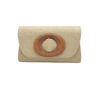 CORIOS Sac Tissé en Paille pour Femme Sac de Soirée Sacs à Main D'épaule de Mariée Sacs Fourre-Tout de Chaîne Élégant Sac à Bandoulière Pochettes et Clutches pour Mariage Voyage Bal Fete Or