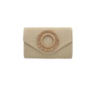 CORIOS Sac Tissé en Paille pour Femme Sac de Soirée Sacs à Main D'épaule de Mariée Sacs Fourre-Tout de Chaîne Élégant Pochettes et Clutches Sac à Bandoulière pour Mariage Voyage Bal Fete Or