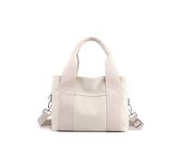 CORIOS Sacs Portés Épaule en Toile Sac à Main pour Femme Sac D'épaule Occasionnel Sac à Bandoulière Moyenne Capacité Sac Hobo Mode Sac Fourre Fête Voyage Achat Travail Sac Messager Blanc