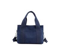 CORIOS Sacs Portés Épaule en Toile Sac à Main pour Femme Sac D'épaule Occasionnel Sac à Bandoulière Moyenne Capacité Sac Hobo Mode Sac Fourre Fête Voyage Achat Travail Sac Messager Bleu Foncé