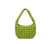CORIOS Sacs Portés Épaule Matelassé pour Femme Elégant Sac à Main Rembourré Grande Nylon Sac à Poignée Supérieure Léger Sac Fourre-Tout Mode Sac Hobo Cabas pour Travail Voyage Achats Vert Pomme