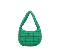 CORIOS Sacs Portés Épaule Matelassé pour Femme Elégant Sac à Main Rembourré Grande Nylon Sac à Poignée Supérieure Léger Sac Fourre-Tout Mode Sac Hobo Cabas pour Travail Voyage Achats Vert