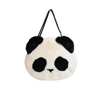 CORIOS Sacs Portés Épaule Mignon Motif Panda pour Femme Moelleux en Peluche Sac à Bandoulière Grande Sac à Main Fourre Tout Mode Sac à Poignée Supérieure Messager Elégant Doux Sac Hobo Cabas Blanc