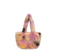 CORIOS Sacs Portés Épaule Moelleux en Peluche pour Femme Souple Sac à Poignée Supérieure Grande Capacité Sac à Main Élégant Sac Fourre Tout Mode Shopping Travail Voyage Sac Hobo Cabas Orange