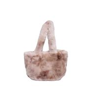 CORIOS Sacs Portés Épaule Moelleux en Peluche pour Femme Souple Sac à Poignée Supérieure Grande Capacité Sac à Main Élégant Sac Fourre Tout Mode Shopping Travail Voyage Sac Hobo Cabas Kaki