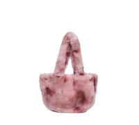 CORIOS Sacs Portés Épaule Moelleux en Peluche pour Femme Souple Sac à Poignée Supérieure Grande Capacité Sac à Main Élégant Sac Fourre Tout Mode Shopping Travail Voyage Sac Hobo Cabas Rose