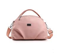 CORIOS Sacs Portés Épaule pour Femme Nylon Sac à Main Sac à Bandoulière Imperméable Sac D'épaule Grande Capacité Sac Messager Sac Cabas Sac Fourre pour Achat Travail Fête Voyage Rose