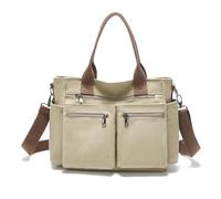 CORIOS Sacs Portés Épaule pour Femme Sac à Main en Toile Occasionnel Sac à Bandoulière Grande Capacité Sac Hobo Sac Fourre Mode Sac Messager Achat Travail Fête Voyage Sac D'épaule Kaki