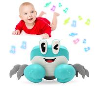 Coriver Crabe Qui Marche Bebe, Crabe Musical Interactif, Crabe Jouet pour Enfants, Jouet Qui Marche Bebe, Exterieur Jouet Bebe pour Garçons Filles à Partir de 3 Ans