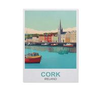 Cork Ireland，Jigsaw Puzzles for Adults 1000 Piece, Classic Puzzle Teens Boys Girls Puzzles Sturdy Tight Fitting Pieces,Letters on Back for Ideal Challenging and Gift（38x52cm）-FA33