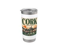 Cork Irlande Sunrise Rebel City Est. 915 Gobelet isotherme en acier inoxydable double paroi