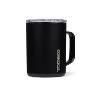 Corkcicle Origins - Tasse à café de voyage - Tasse à triple isolation en acier inoxydable avec poignée pour thé, chocolat chaud, cafés et plus encore - Anti-déversement, réutilisable, passe au
