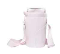Corkcicle Sac à bandoulière pour bouteille d'eau - Sangle réglable - Poche intérieure rembourrée - Convient aux gobelets de 473,6 à 1284 ml - Cadeau d'été - Quartz rose
