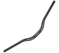 Corki Cycles Guidon professionnel MTB 31,8mm, Guidon vélo en alliage d'aluminium Léger Downhill 780mm 720mm Riser Bar pour VTT vélo de course -Topo Mid Rise- Noir/Arc-en-ciel