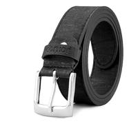 Corkor Ceinture végétalienne pour homme | Robe en liège sans cuir durable | 35 mm de large, Noir, 34" (Waist 30-32) - M